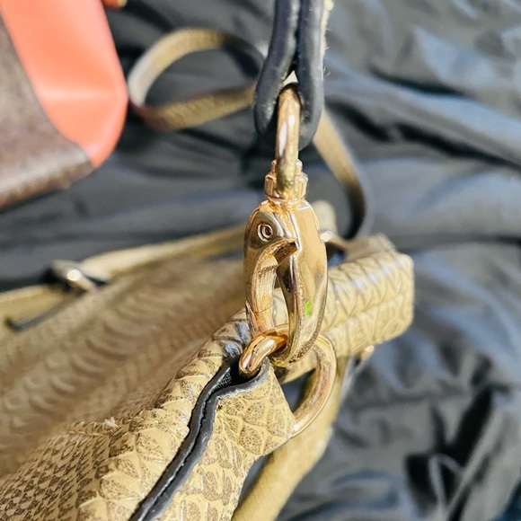 mark brand crocodile faux leather purse Green - Picture 8 of 15